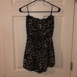 Forever 21 Cheetah Print Romper